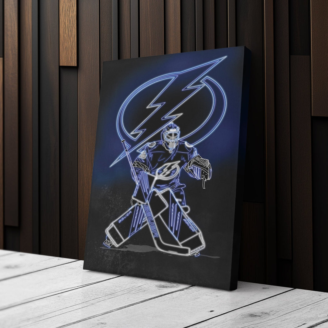 Andrei Vasilevskiy Neon Canvas Art | Lightning Wall Decor - CanvasNeon