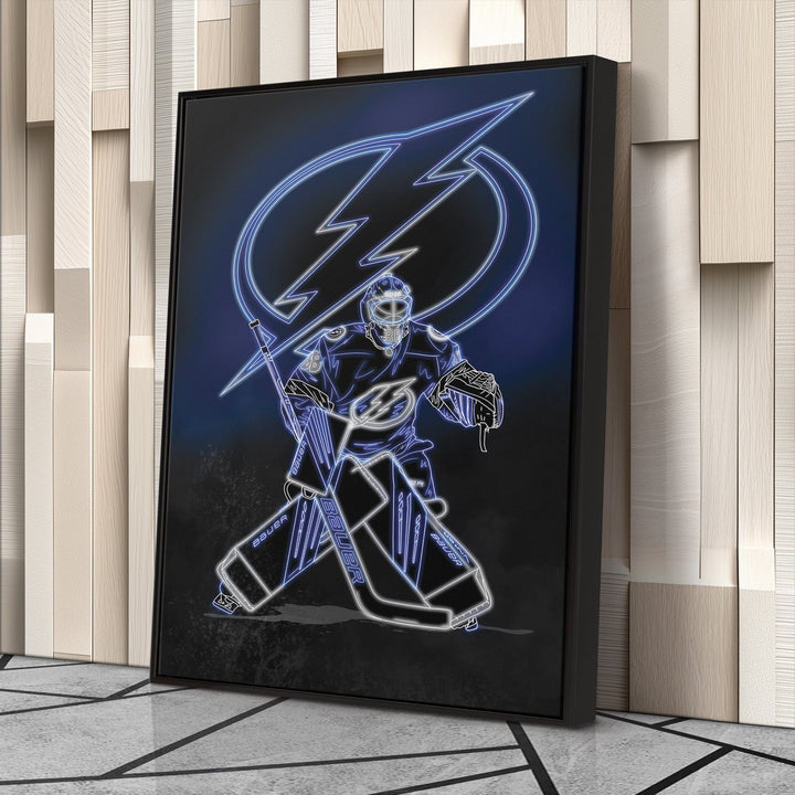 Andrei Vasilevskiy Neon Canvas Art | Lightning Wall Decor - CanvasNeon