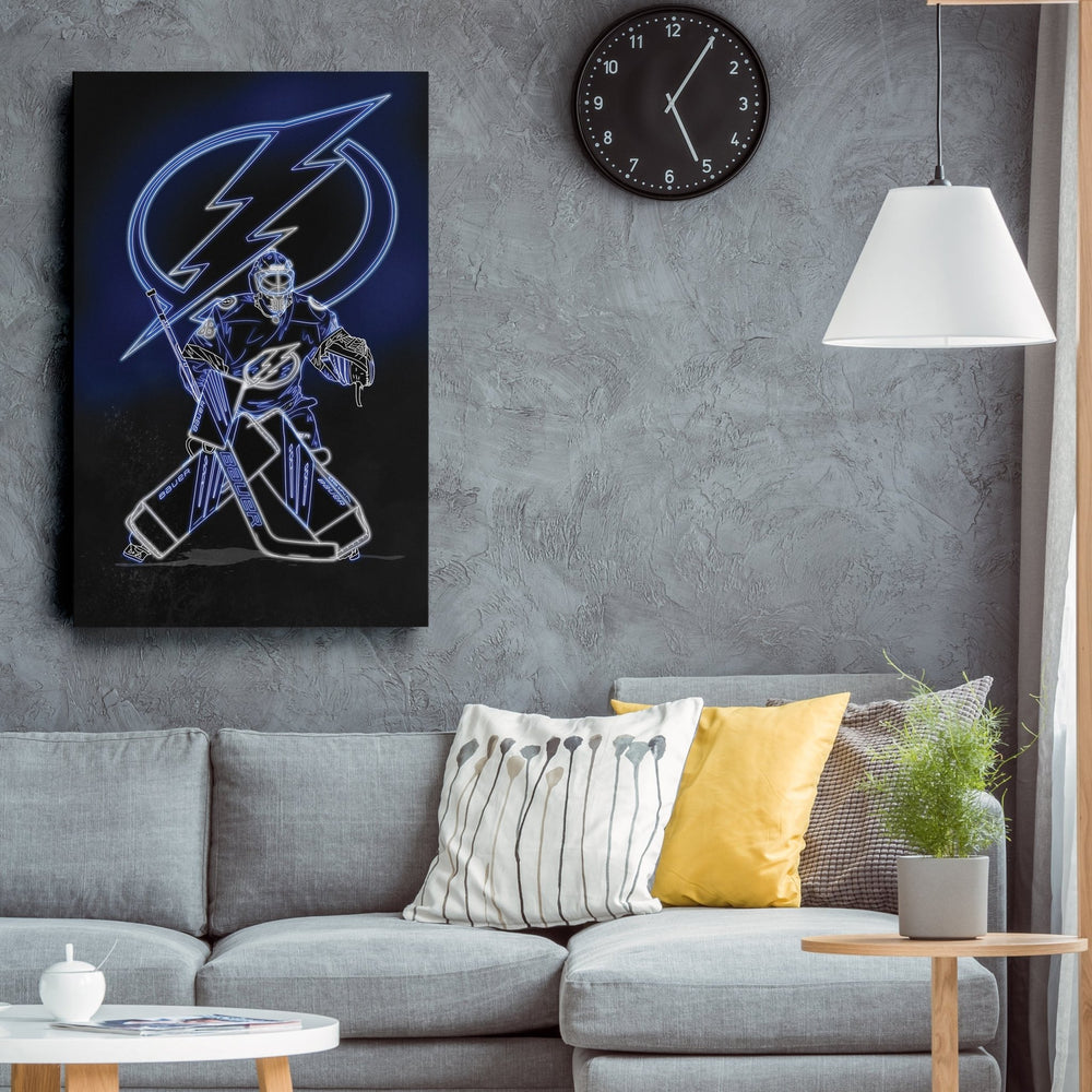 Andrei Vasilevskiy Neon Canvas Art | Lightning Wall Decor - CanvasNeon