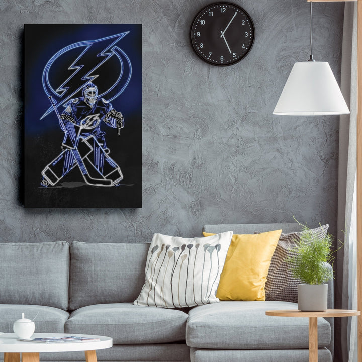 Andrei Vasilevskiy Neon Canvas Art | Lightning Wall Decor - CanvasNeon