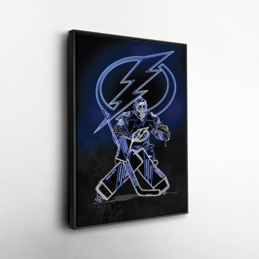 Andrei Vasilevskiy Neon Canvas Art | Lightning Wall Decor - CanvasNeon