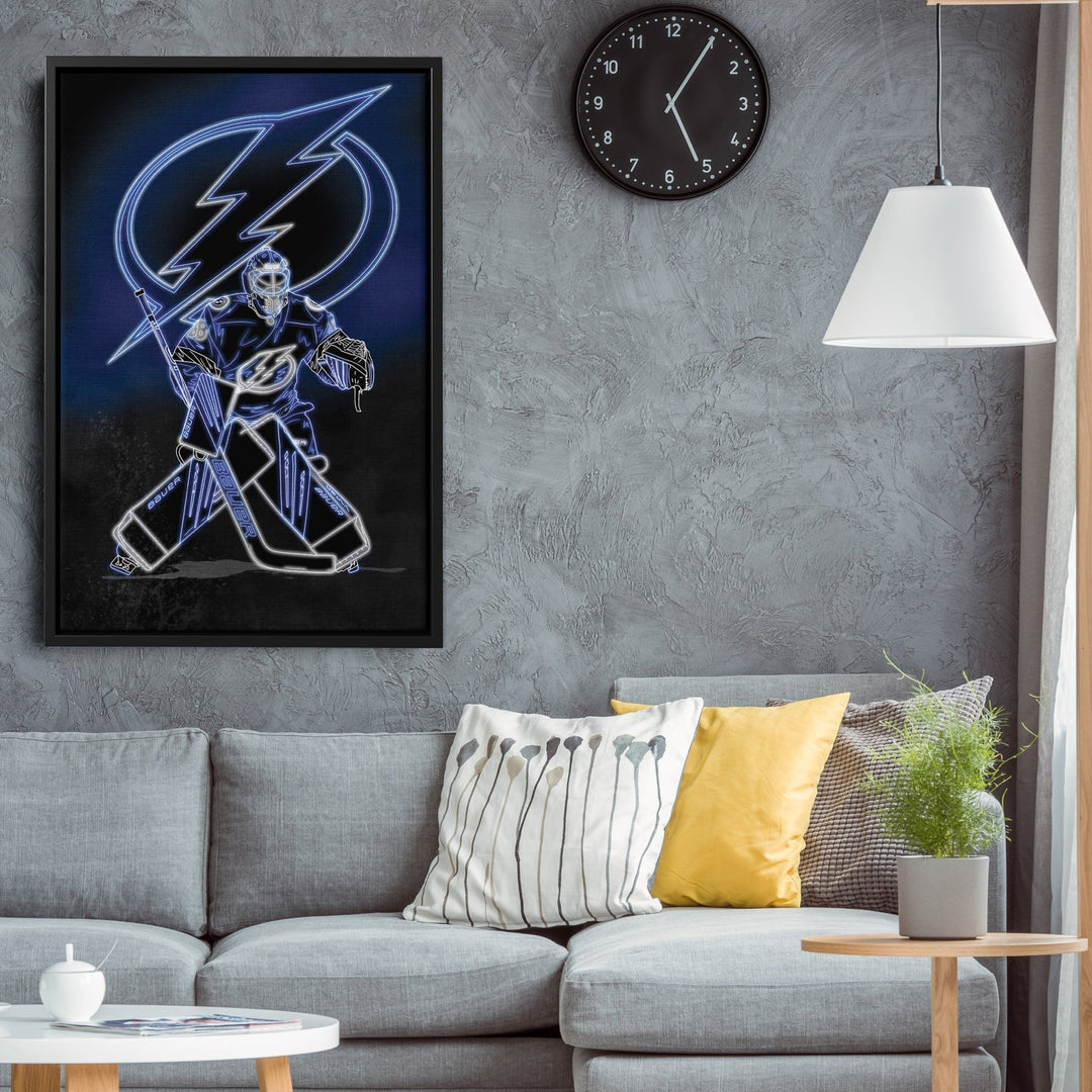 Andrei Vasilevskiy Neon Canvas Art | Lightning Wall Decor - CanvasNeon