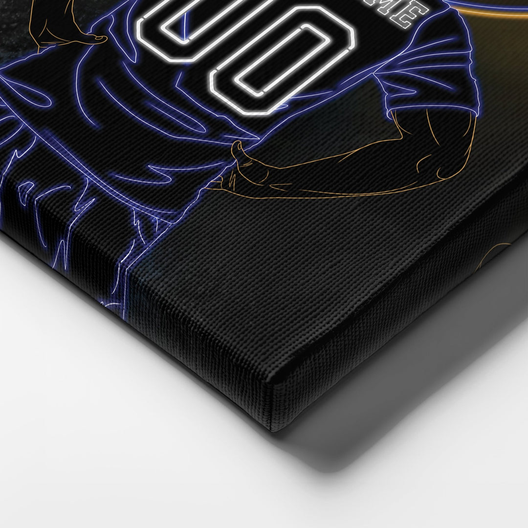 Chelsea Personalized Jersey Canvas | Neon Wall Art - CanvasNeon