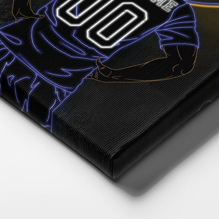 Chelsea Personalized Jersey Canvas | Neon Wall Art - CanvasNeon