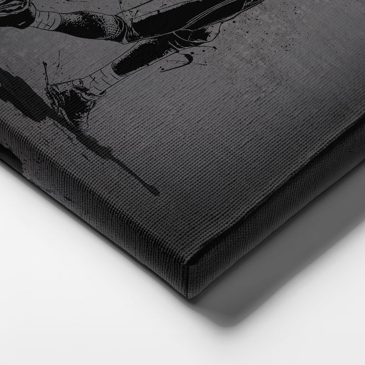 Randy Moss Neon Canvas Art | Modern Wall Decor for Vikings Fans - CanvasNeon