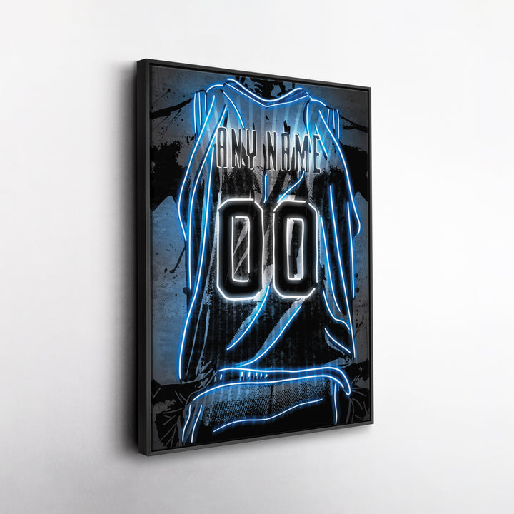 Orlando Magic Custom Jersey Canvas | Neon Wall Art