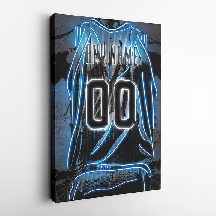 Orlando Magic Custom Jersey Canvas | Neon Wall Art