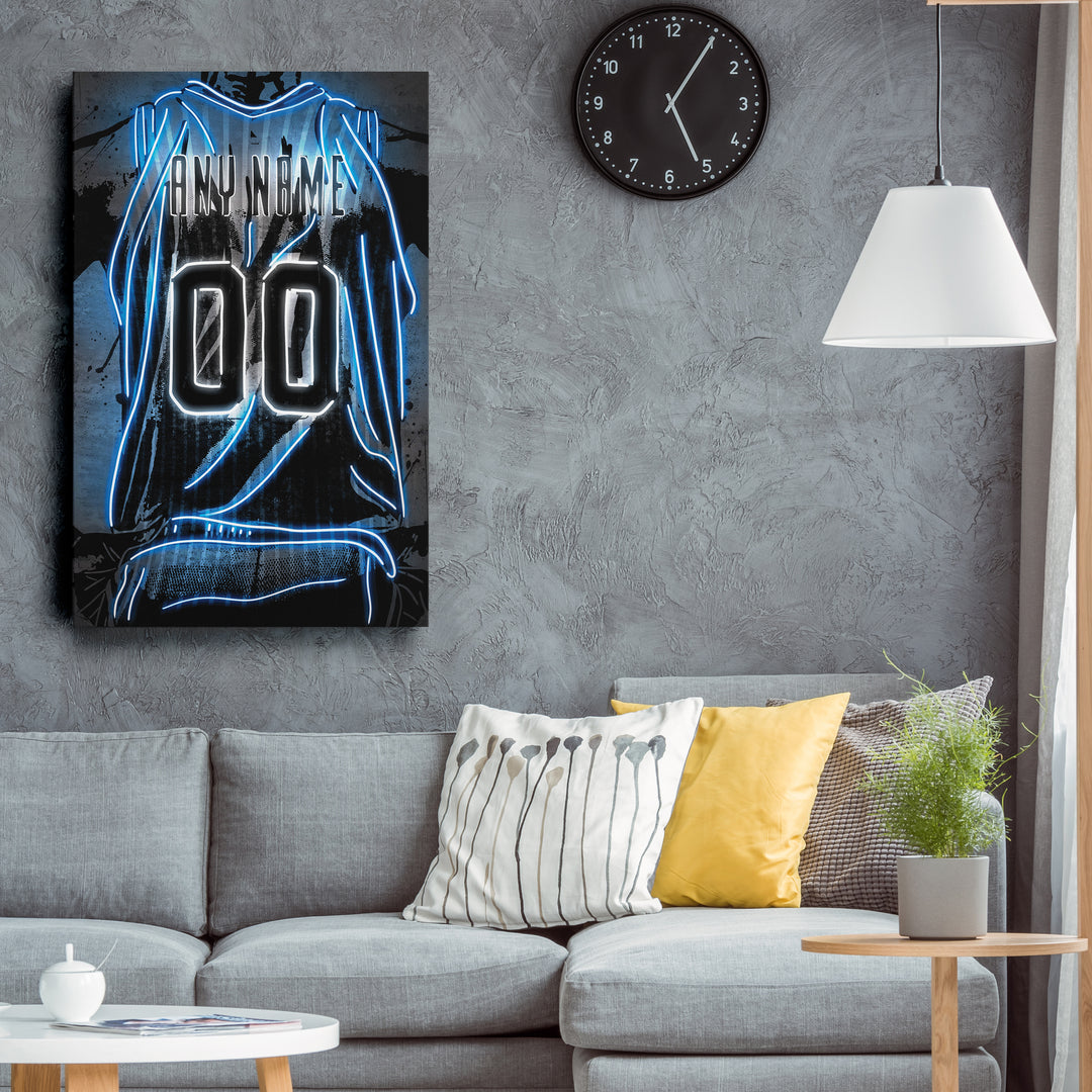 Orlando Magic Custom Jersey Canvas | Neon Wall Art