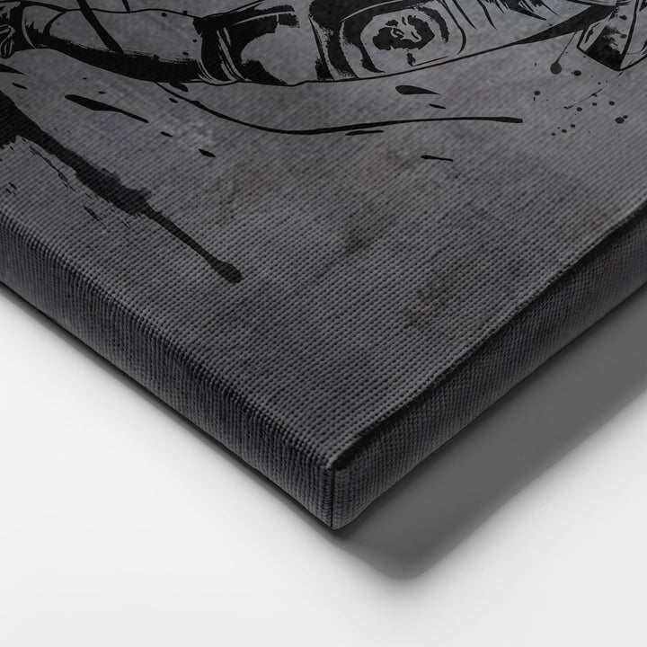 A.J. Brown Neon Canvas Art | Modern Wall Decor for Eagles Fans - CanvasNeon