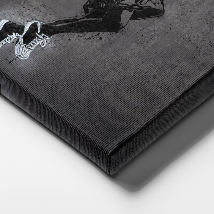 Allen Iverson Neon Canvas Art | Modern Wall Decor for Sixers Fans - CanvasNeon