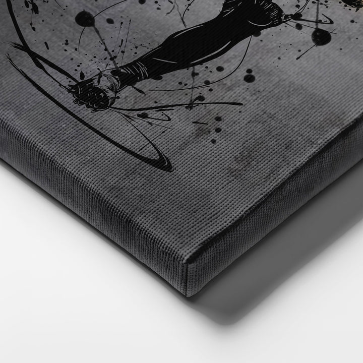 Alvin Kamara Neon Canvas Art | Modern Wall Decor for Saints Fans - CanvasNeon