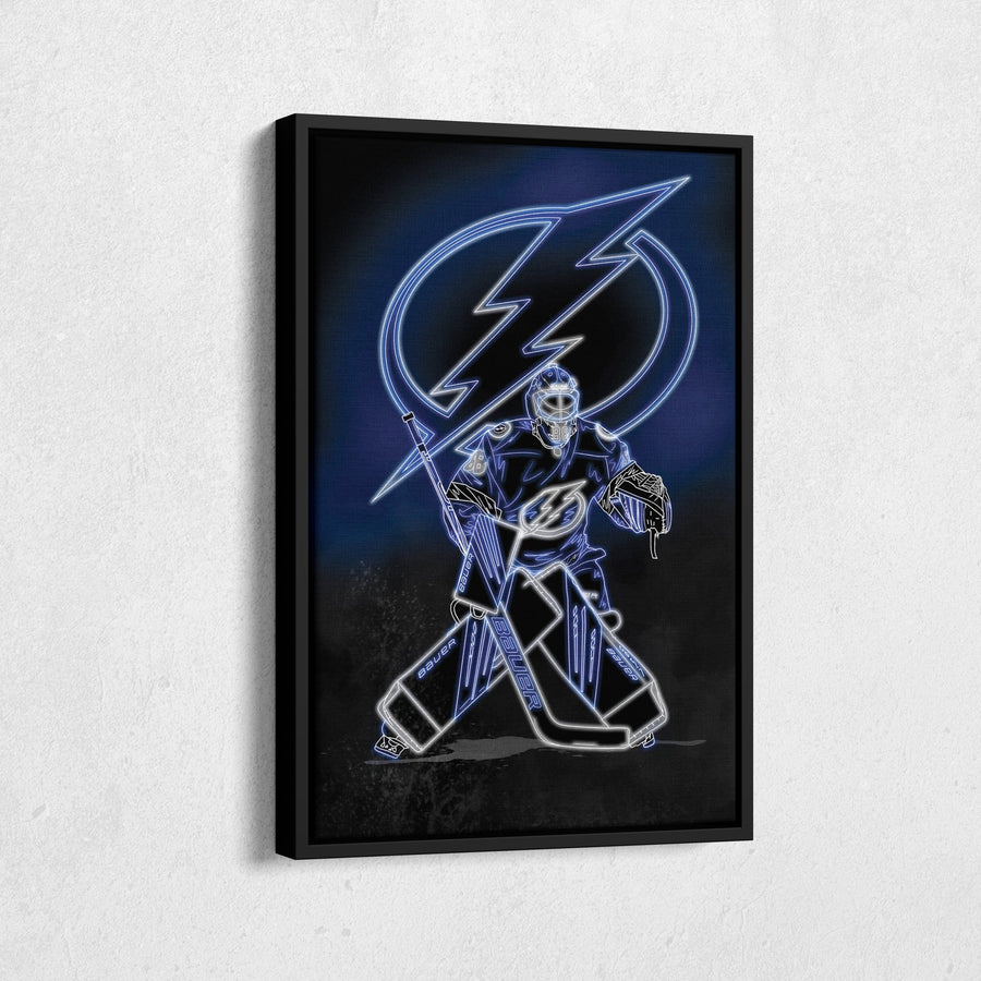 Andrei Vasilevskiy Neon Canvas Art | Lightning Wall Decor - CanvasNeon