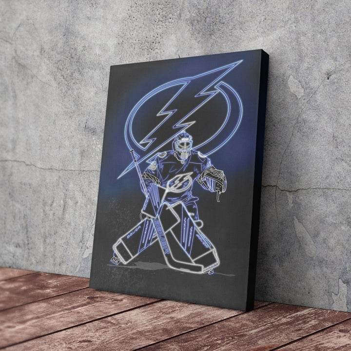 Andrei Vasilevskiy Neon Canvas Art | Lightning Wall Decor - CanvasNeon