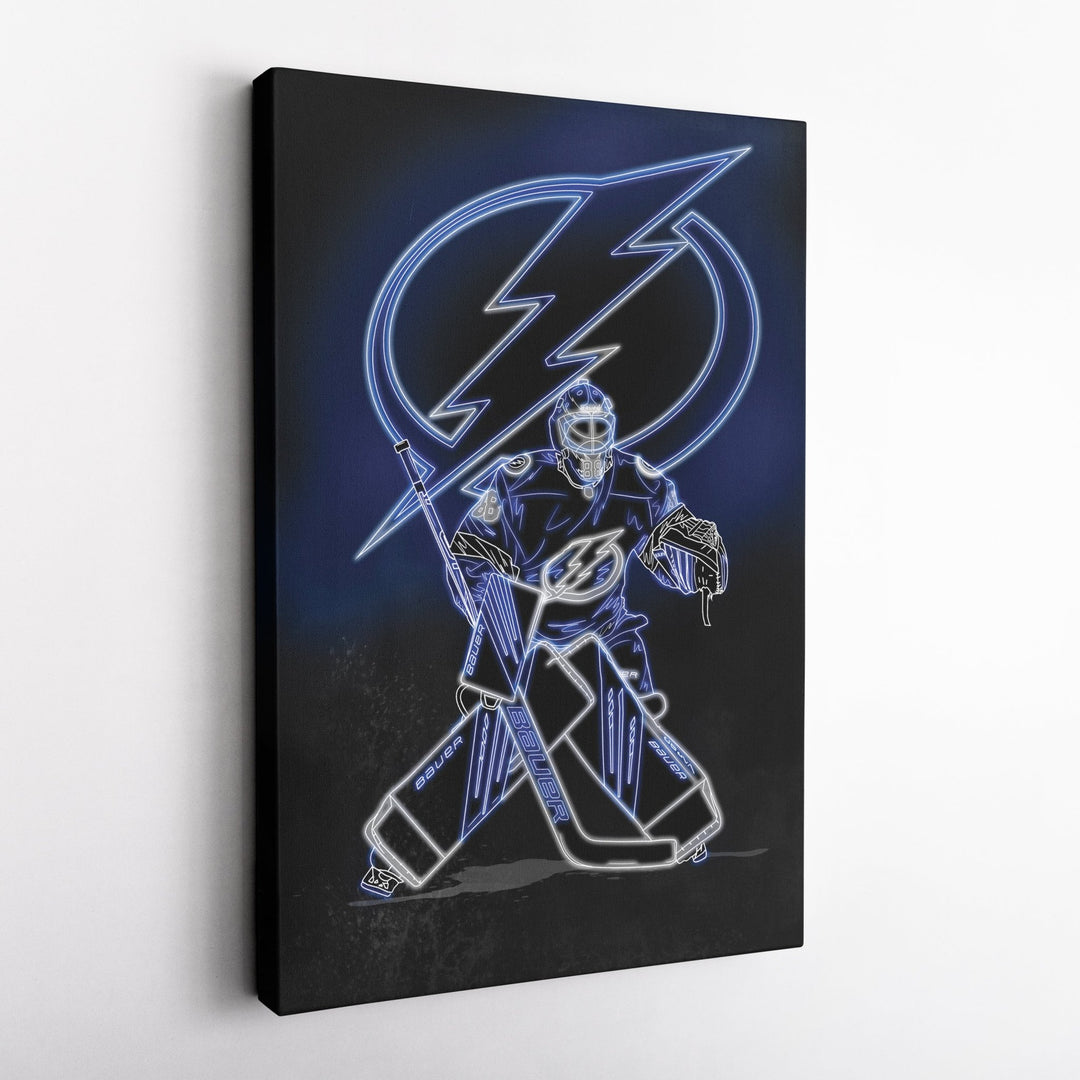 Andrei Vasilevskiy Neon Canvas Art | Lightning Wall Decor - CanvasNeon