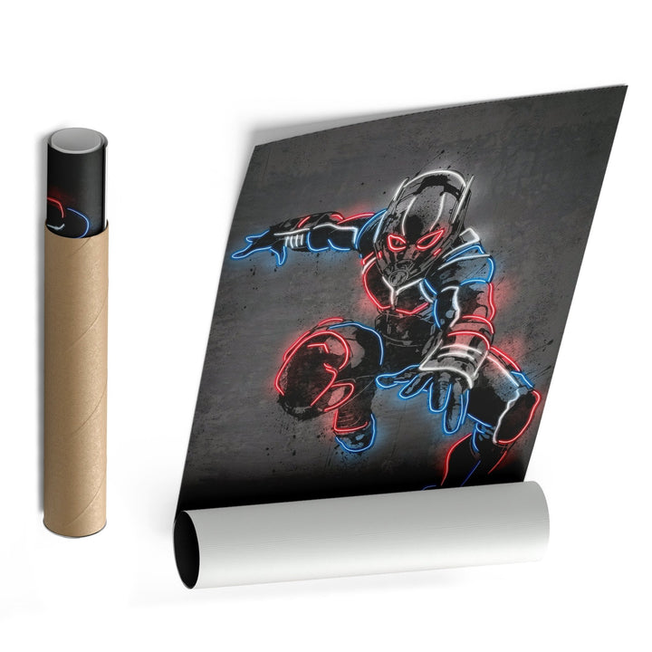 Ant - Man Canvas | Marvel Neon Wall Art - CanvasNeon