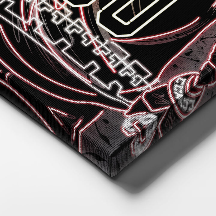 Arizona Coyotes Custom Jersey Canvas | Neon Wall Art - CanvasNeon