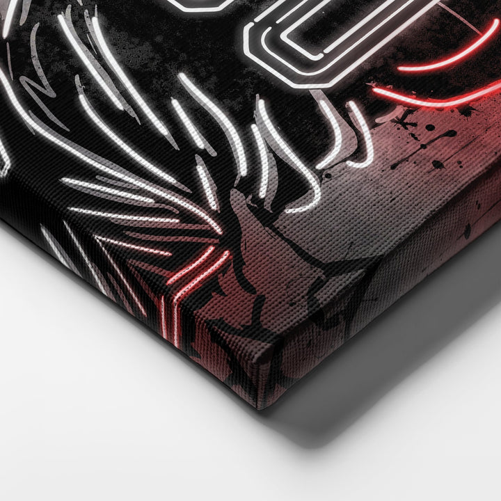 Atlanta Falcons Custom Jersey Canvas | Neon Wall Art - CanvasNeon