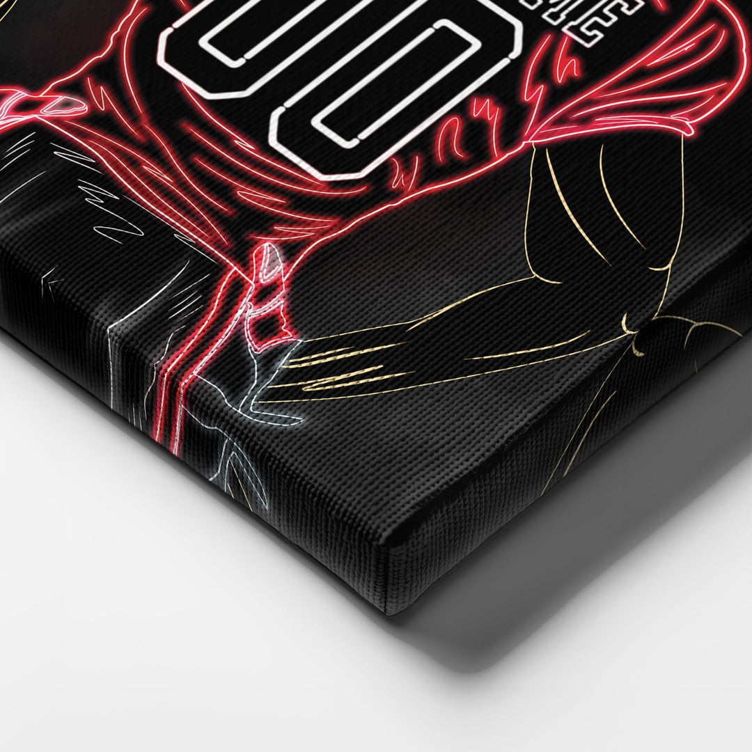Atlanta Falcons Personalized Jersey Canvas | Neon Wall Art - CanvasNeon
