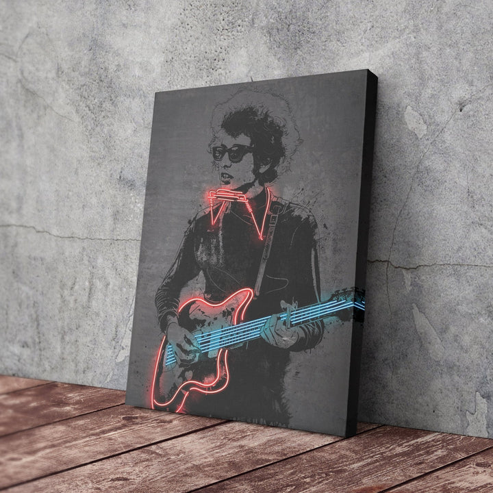 Bob Dylan - CanvasNeon