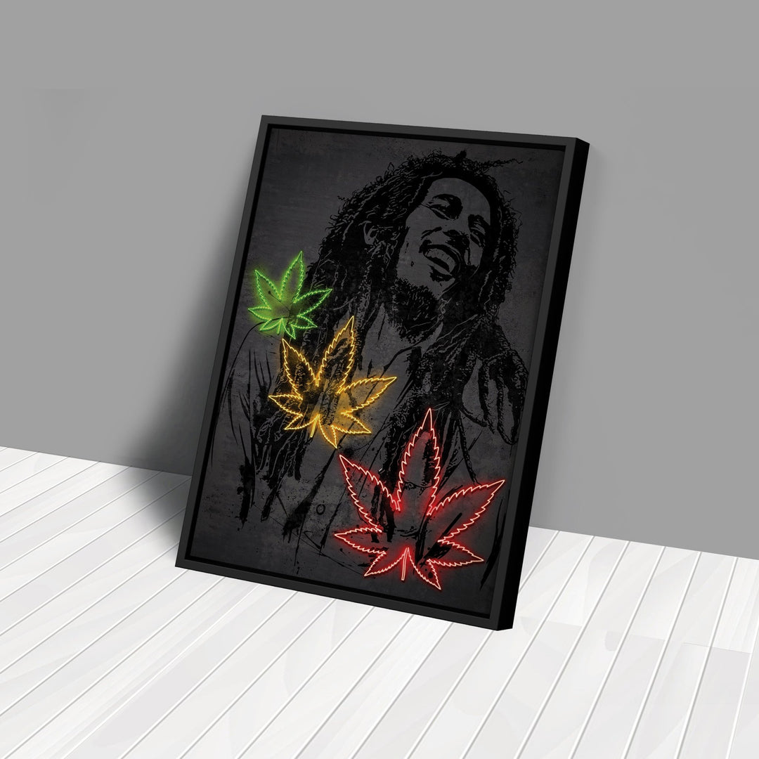 Bob Marley - CanvasNeon