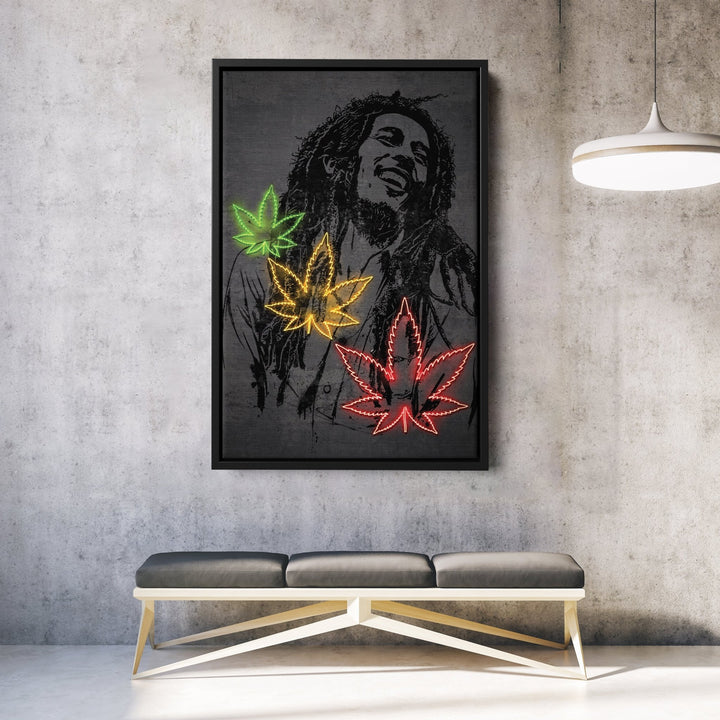 Bob Marley - CanvasNeon