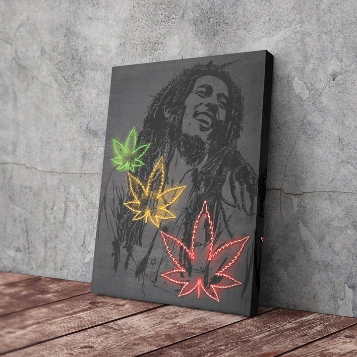 Bob Marley - CanvasNeon