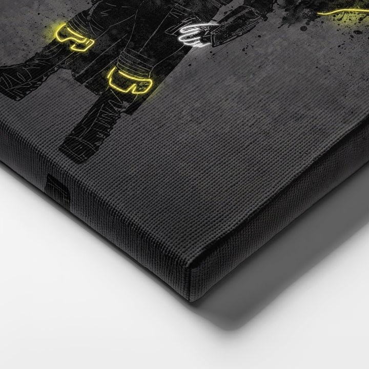 Boba Fett Canvas | Star Wars Neon Wall Art - CanvasNeon