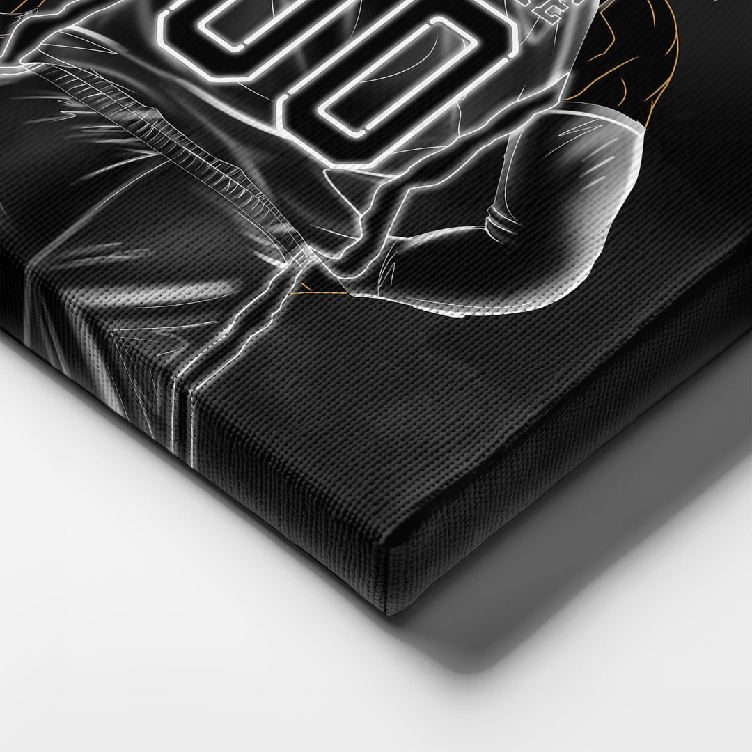 Brooklyn Nets Personalized Jersey Canvas | Neon Wall Art - CanvasNeon