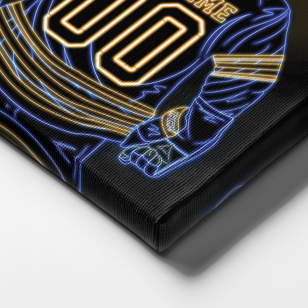 Buffalo Sabres Personalized Jersey Canvas | Neon Wall Art - CanvasNeon