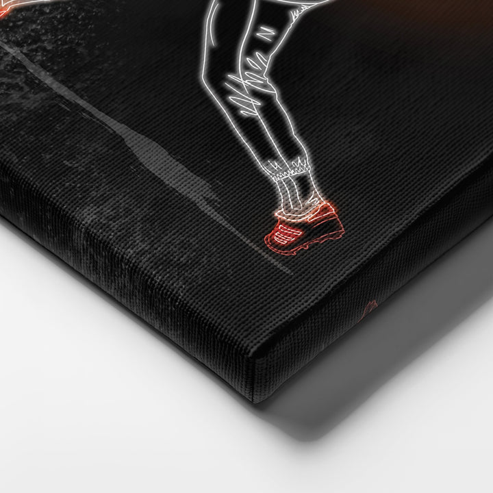 Cal Ripken Jr. Neon Canvas Art | Orioles Wall Decor - CanvasNeon