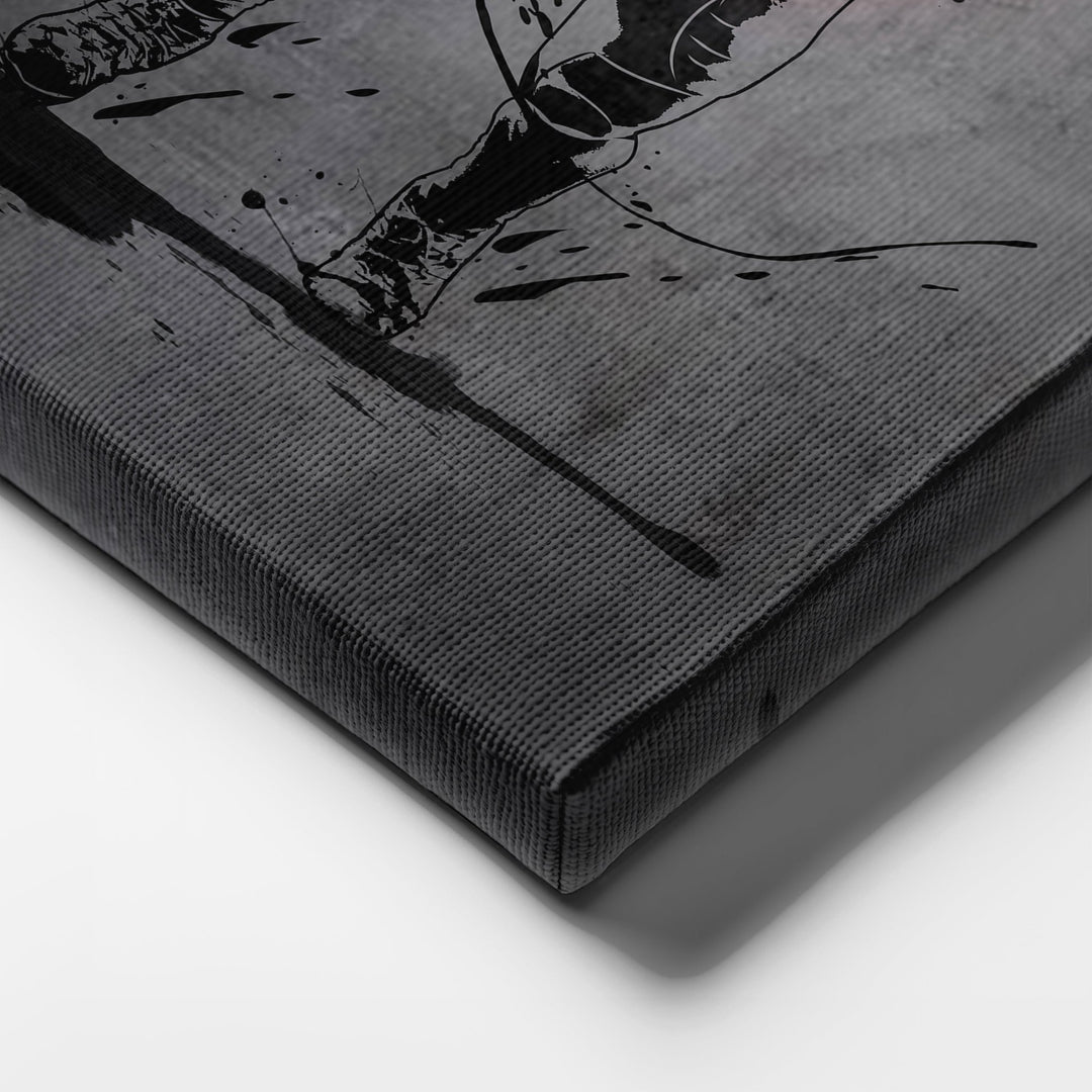 Chase Young Neon Canvas Art | Modern Wall Decor for Commanders Fans - CanvasNeon