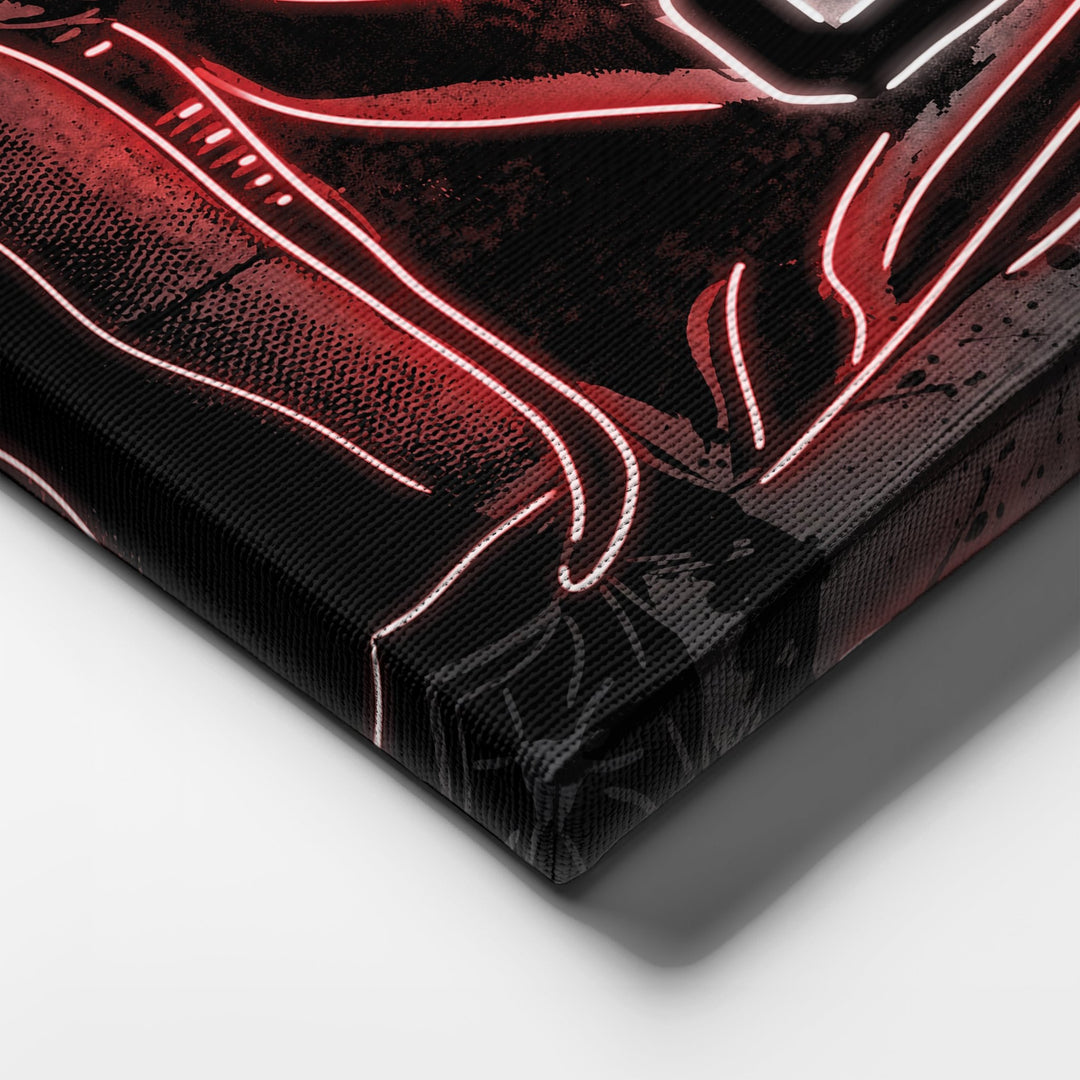Chicago Bulls Custom Jersey Canvas | Neon Wall Art - CanvasNeon
