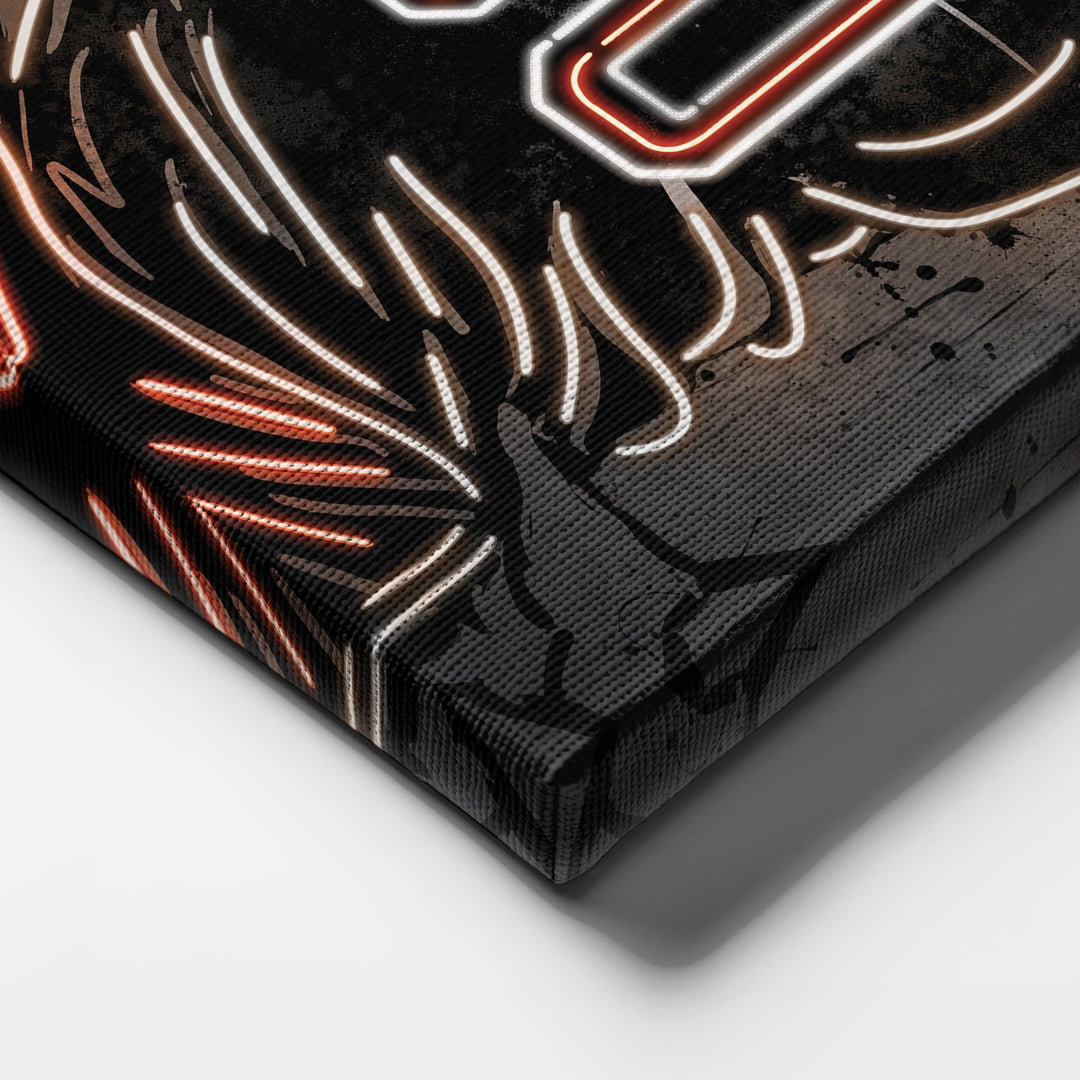 Cleveland Browns Custom Jersey Canvas | Neon Wall Art - CanvasNeon