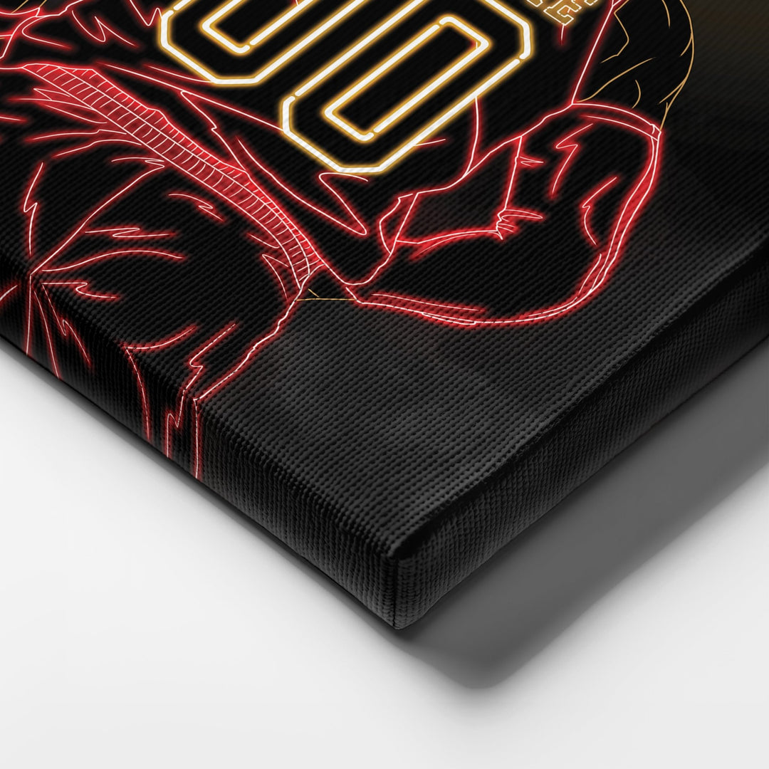 Cleveland Cavaliers Personalized Jersey Canvas | Neon Wall Art - CanvasNeon