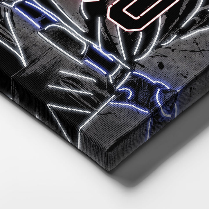 Cleveland Guardians Custom Jersey Canvas | Neon Wall Art - CanvasNeon