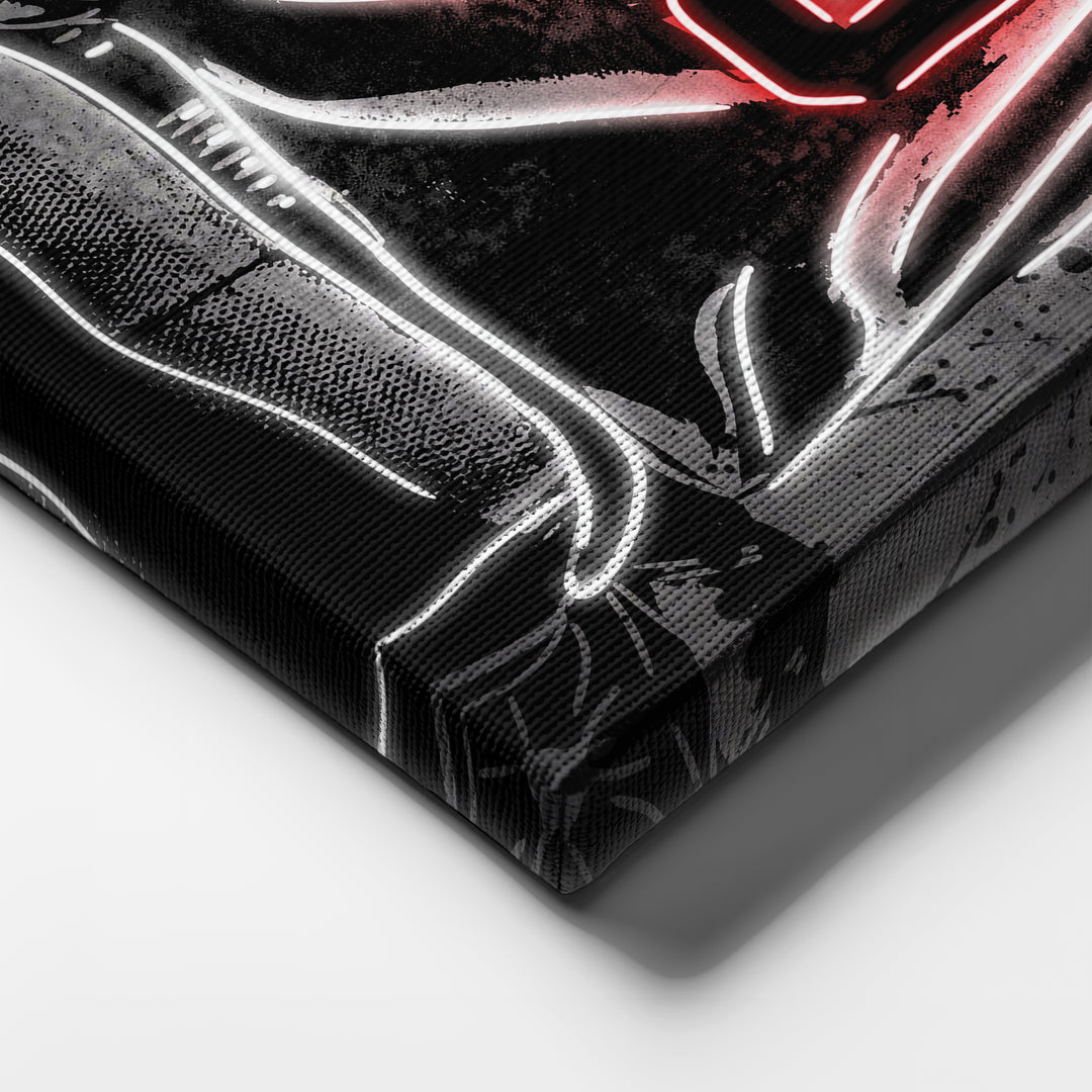 Portland Trail Blazers Custom Jersey Canvas | Neon Wall Art