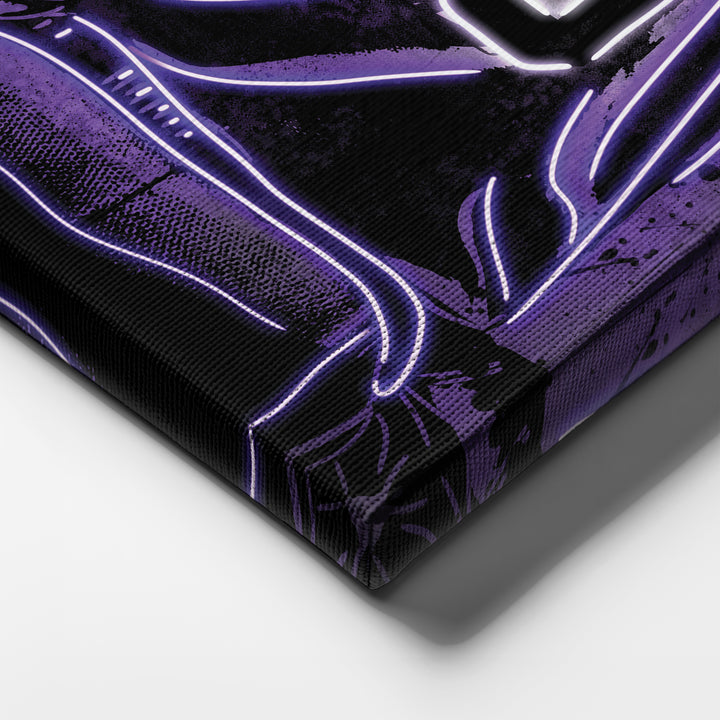 Sacramento Kings Custom Jersey Canvas | Neon Wall Art