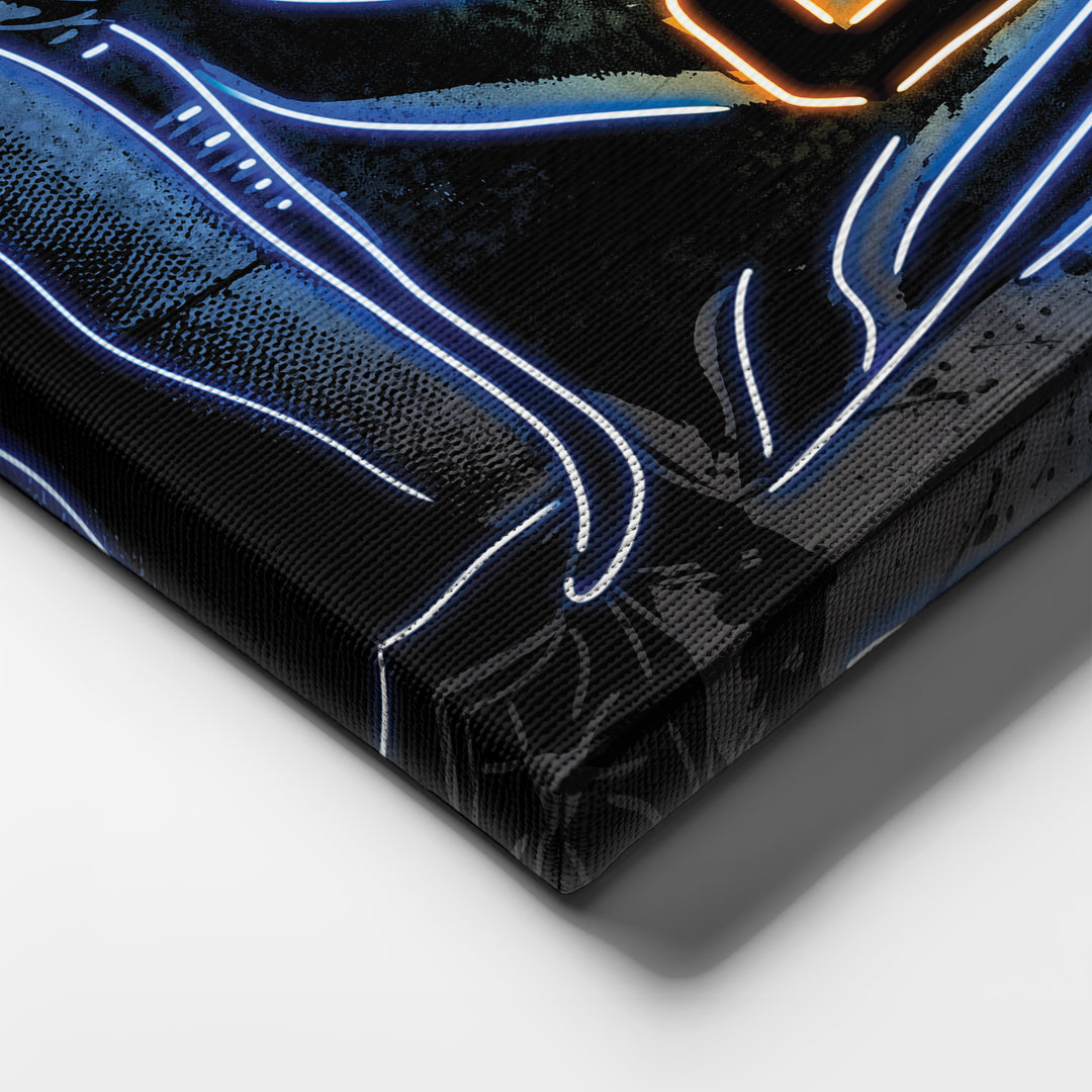 New York Knicks Custom Jersey Canvas | Neon Wall Art