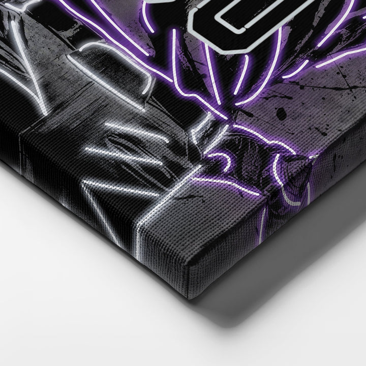 Colorado Rockies Custom Jersey Canvas | Neon Wall Art - CanvasNeon