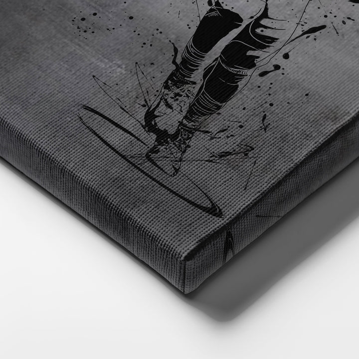 Daniel Jones Neon Canvas Art | Modern Wall Decor for Giants Fans - CanvasNeon