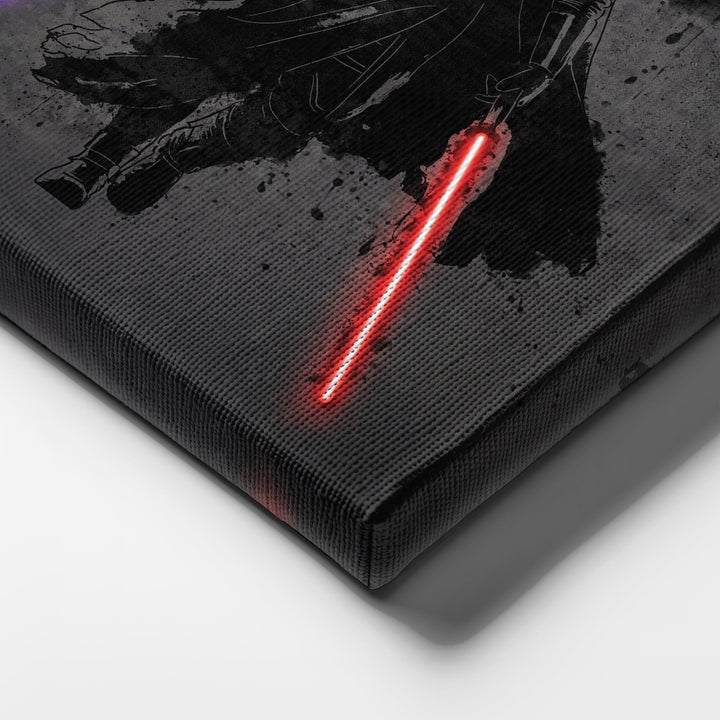 Darth Revan Canvas | Star Wars Neon Wall Art - CanvasNeon
