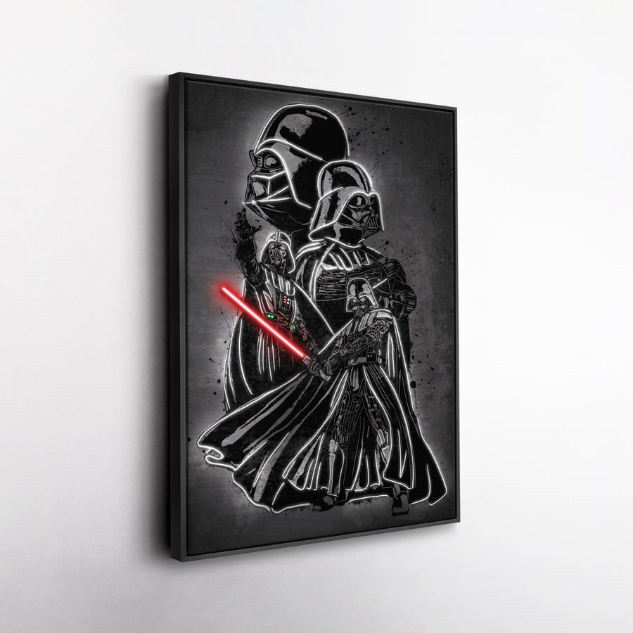 Darth Vader Canvas | Star Wars Neon Wall Art - CanvasNeon