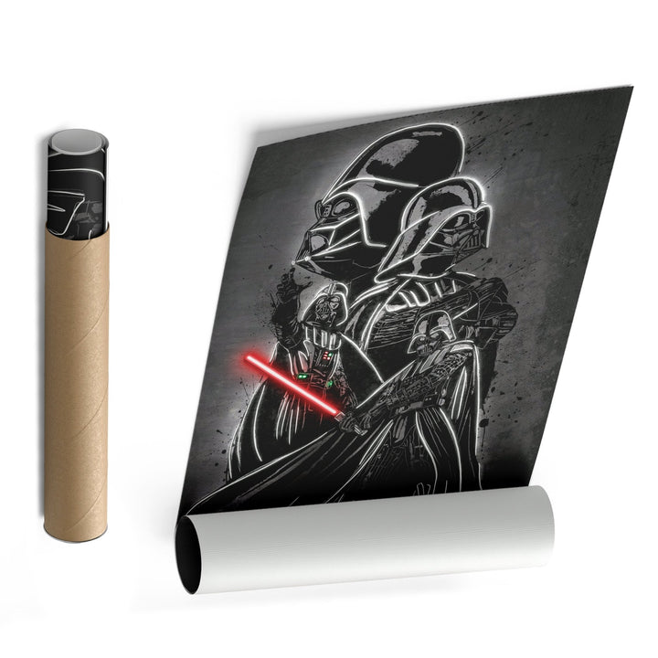 Darth Vader Canvas | Star Wars Neon Wall Art - CanvasNeon