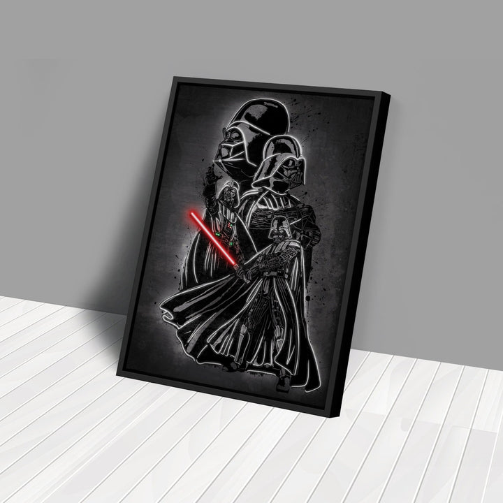 Darth Vader Canvas | Star Wars Neon Wall Art - CanvasNeon