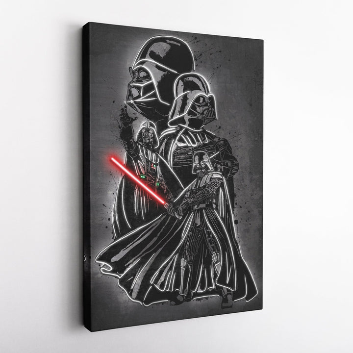 Darth Vader Canvas | Star Wars Neon Wall Art - CanvasNeon