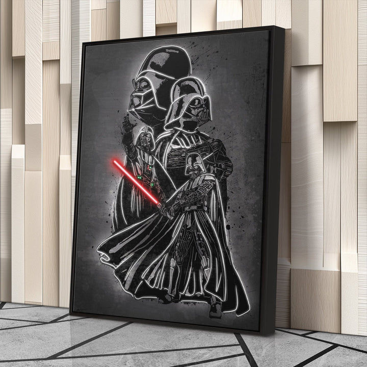 Darth Vader Canvas | Star Wars Neon Wall Art - CanvasNeon