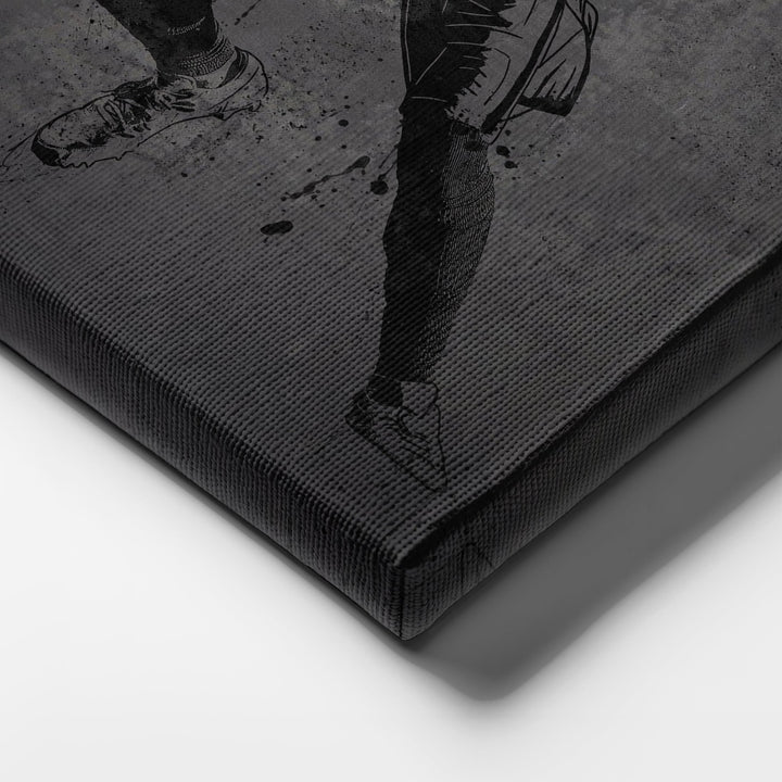 Davante Adams Neon Canvas Art | Modern Wall Decor for Packers Fans - CanvasNeon