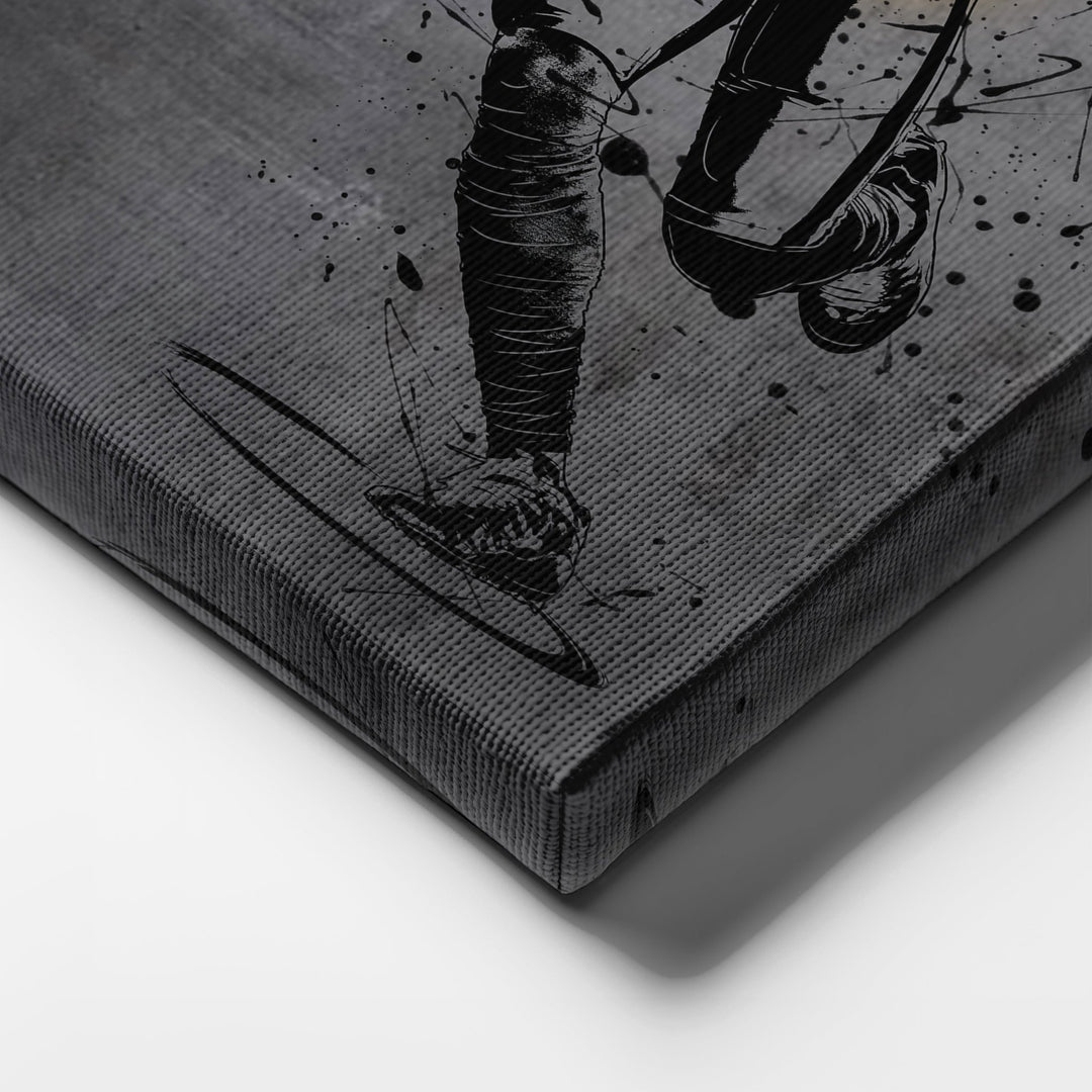 Davante Adams Neon Canvas Art | Modern Wall Decor for Raiders Fans - CanvasNeon