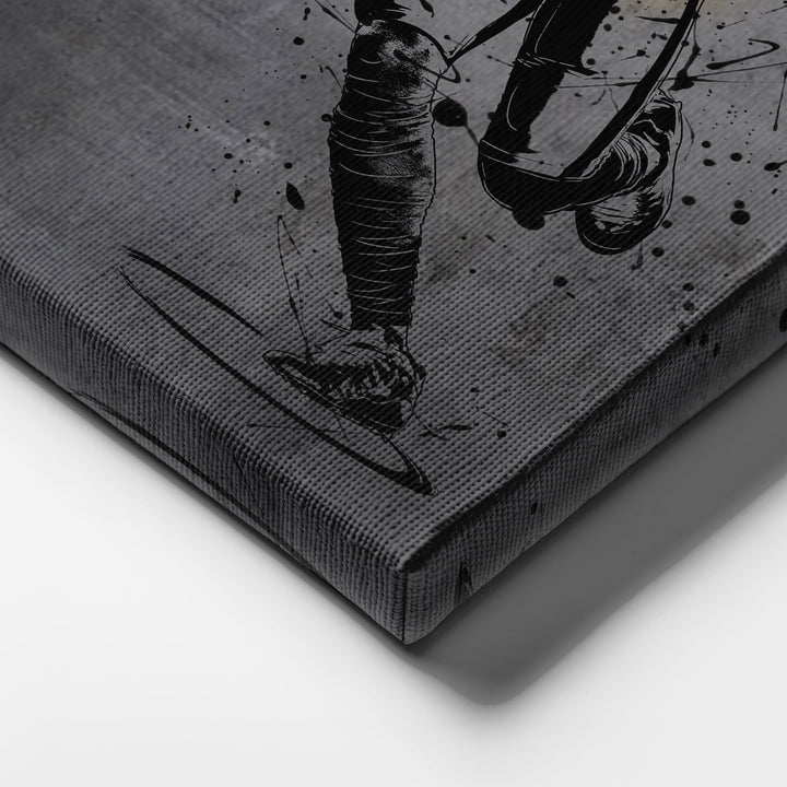Davante Adams Neon Canvas Art | Modern Wall Decor for Raiders Fans - CanvasNeon
