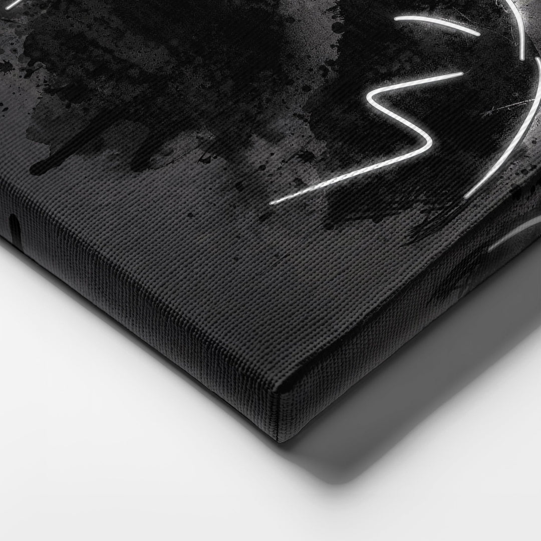 David Bowie Neon Canvas Art | Music Wall Decor - CanvasNeon